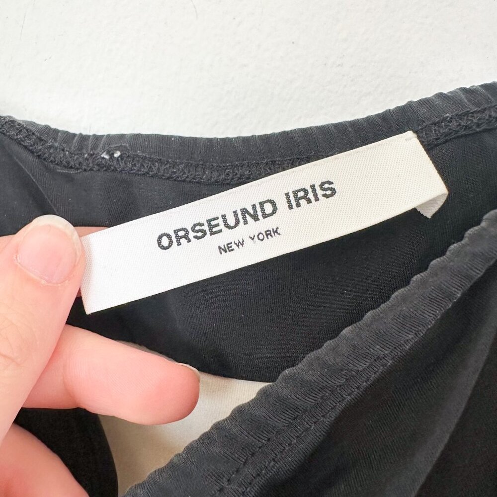 Orseund Iris | Abstract Color block Tube Top in Black & Cream Xsmall $225 - Picture 7 of 8
